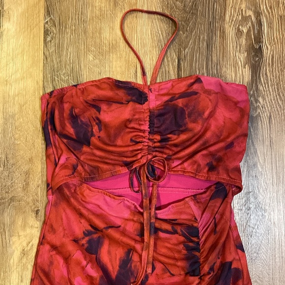 Strapless Midi Dress - Picture 2 of 5